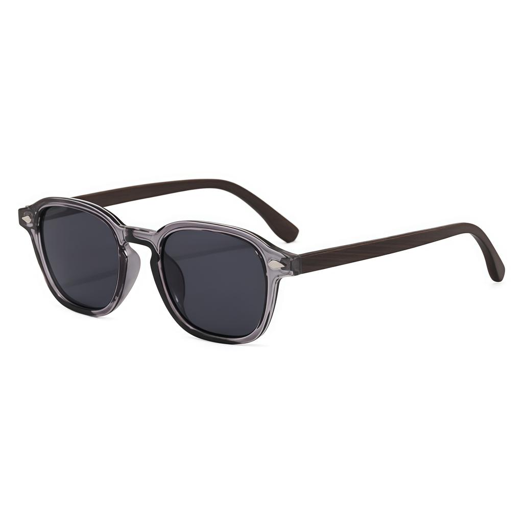 Rice nail fashion modern TR90Frame sunglasses, men's bamboo and wood legs, sun protection glasses, UV protection, stylish sunglasses for women