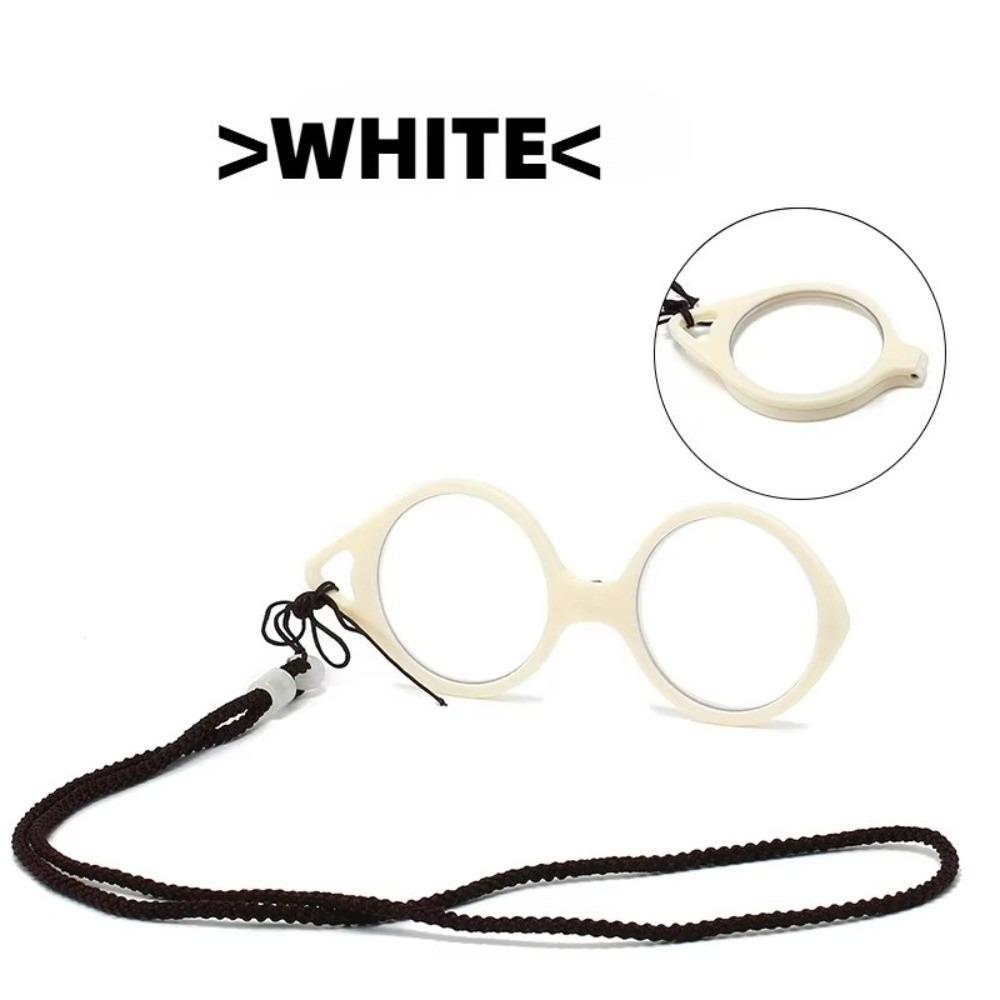 Lightweight Frame Neck Hanging Glasses With Chain Hands-Free Magnifier  For Seniors