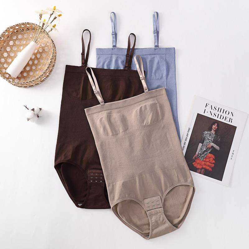 Strapless Shapewear Bodysuit for Women Tummy Control Body Shaper Seamless Compression Jumpsuit Tank Tops Sculpting Waist Trainer Slimming Leotards