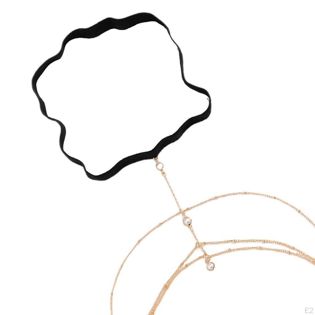 Leg Chain Body Elasticity Pendant Layered Bracelet Tassel Thigh