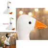 White Goose Pillow Plush Toy Adorable Sleeping Pillow Soft And Cuddly Stuffed Doll For Kids