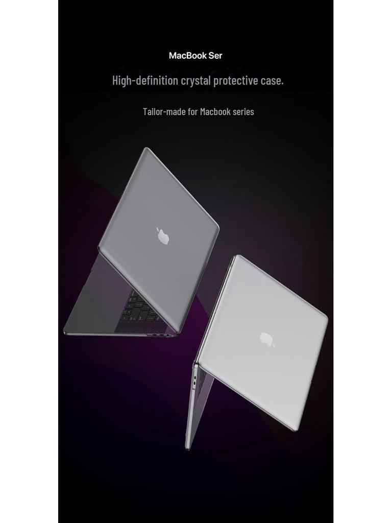 Biaz Şeffaf Kristal Koruyucu Kılıf MacBook Air M1 için (2020)