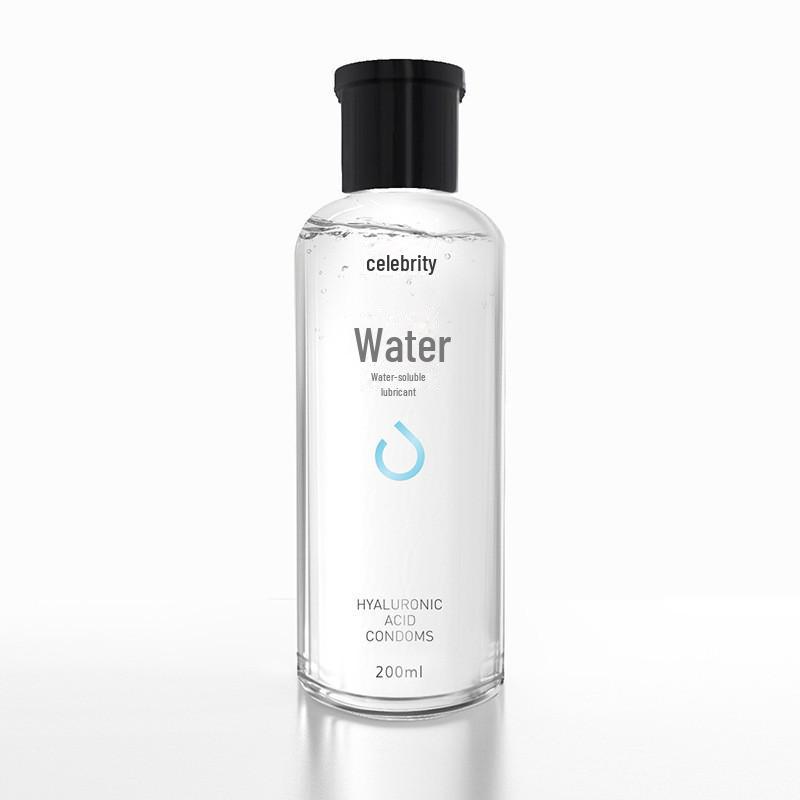 "Celebrity 200ml Water-Soluble Body Lubricant - Large Capacity, No-Rinse Formula"
