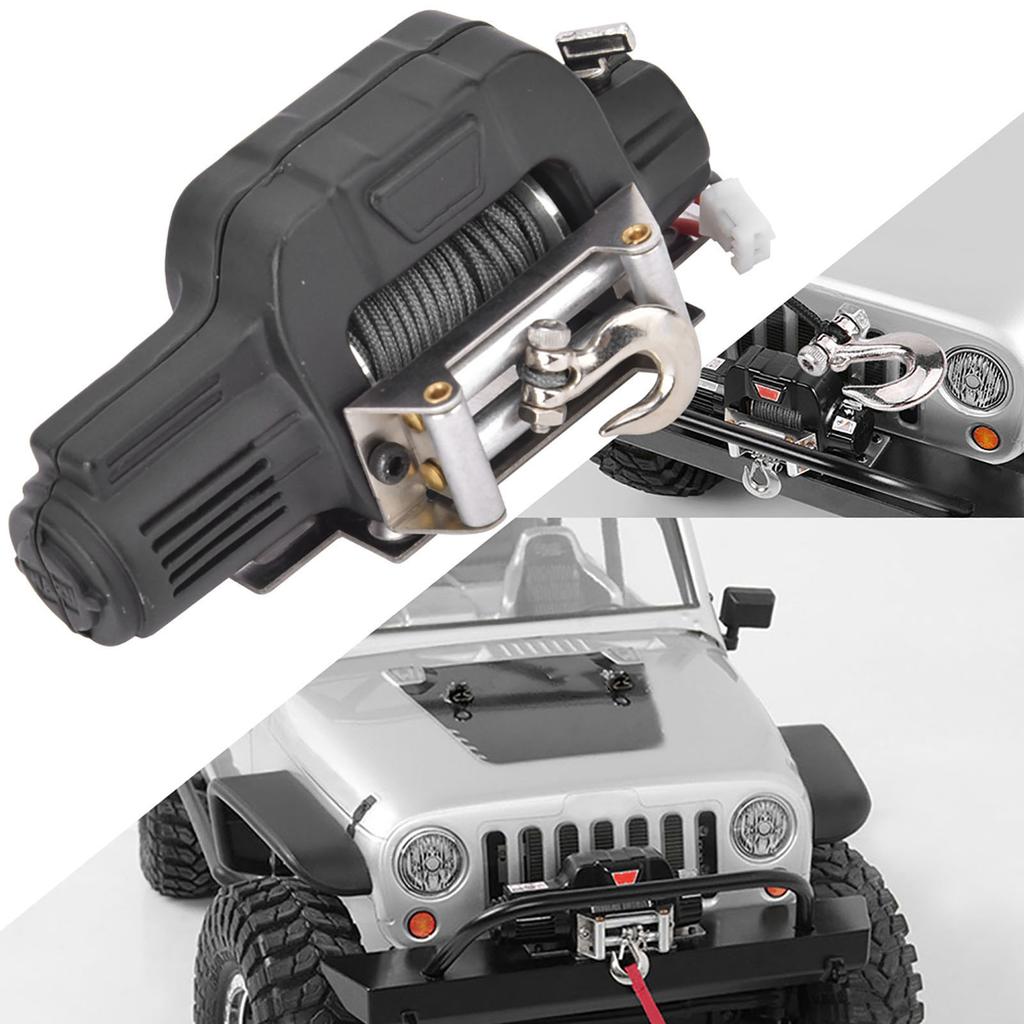 Single Motor Winch with Control Upgrade Accessories for 110 RC Crawler Car