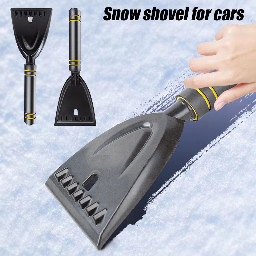Car Snow Scraper Ice Remover Winter Snow Removal Tool Portable ABS Shovel Frost Scraping Tool Auto Windshield Window Cleaning