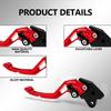 Aluminum Zinc Zinc Alloy Clutch Drum Brake Lever Adjustable Front and Rear Handbrake  Motorcycle Modification