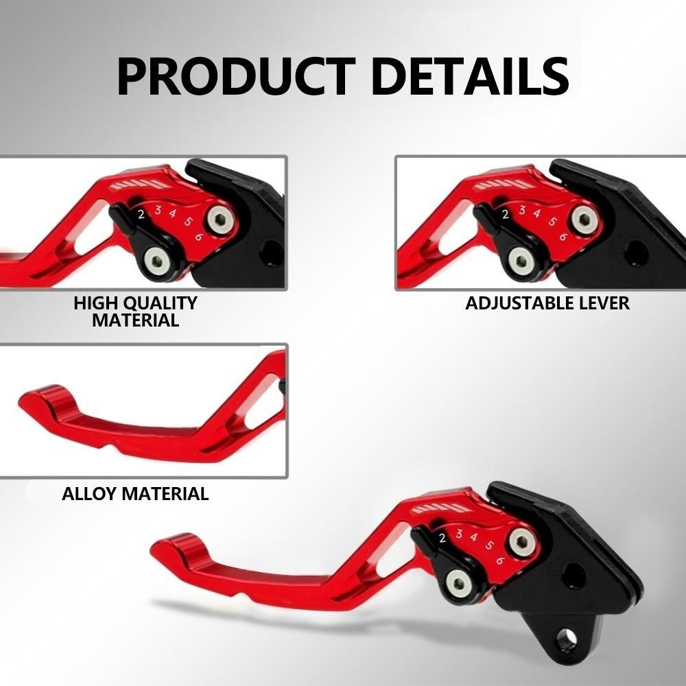 Aluminum Zinc Zinc Alloy Clutch Drum Brake Lever Adjustable Front and Rear Handbrake  Motorcycle Modification