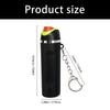 3pcs Plastic Mini Bottle Keychains Serving as Lip Balm Cases Practical Decorative Item for Daily Use Portable