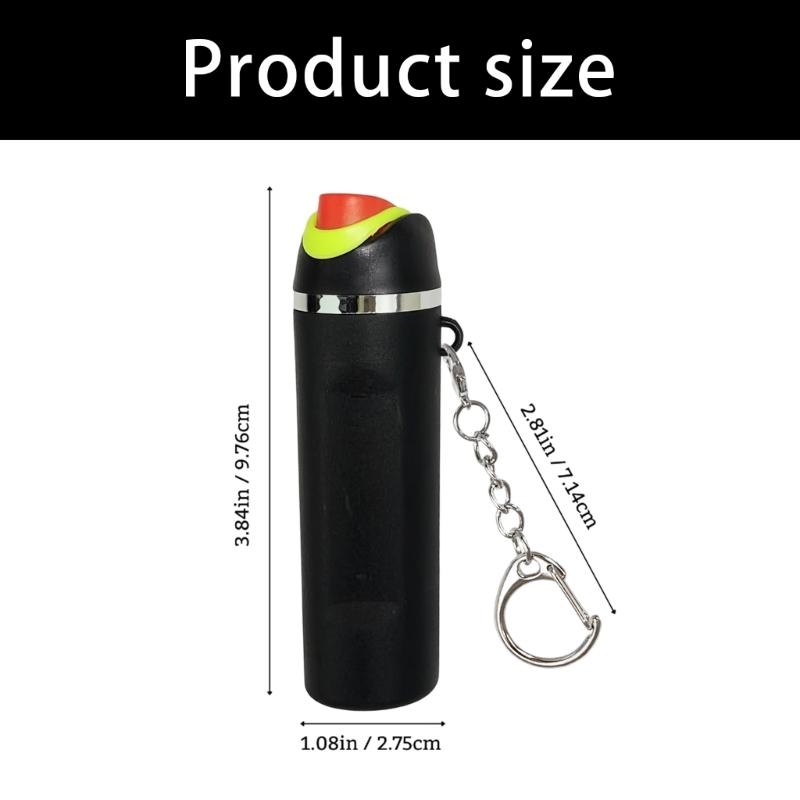 3pcs Plastic Mini Bottle Keychains Serving as Lip Balm Cases Practical Decorative Item for Daily Use Portable