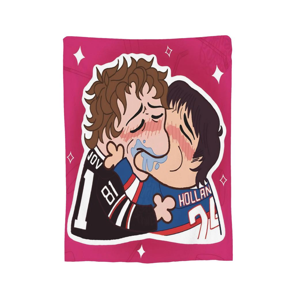 Heated Rivalry Blanket Hollanov 81 24 Flannel Novelty Warm Throw Blanket for Home Winter,