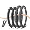 MOHEGIA Set of 2 Mountain Bike Tires: 26x1.95" 30TPI - Foldable Replacement Tubes and Tire Levers - Black