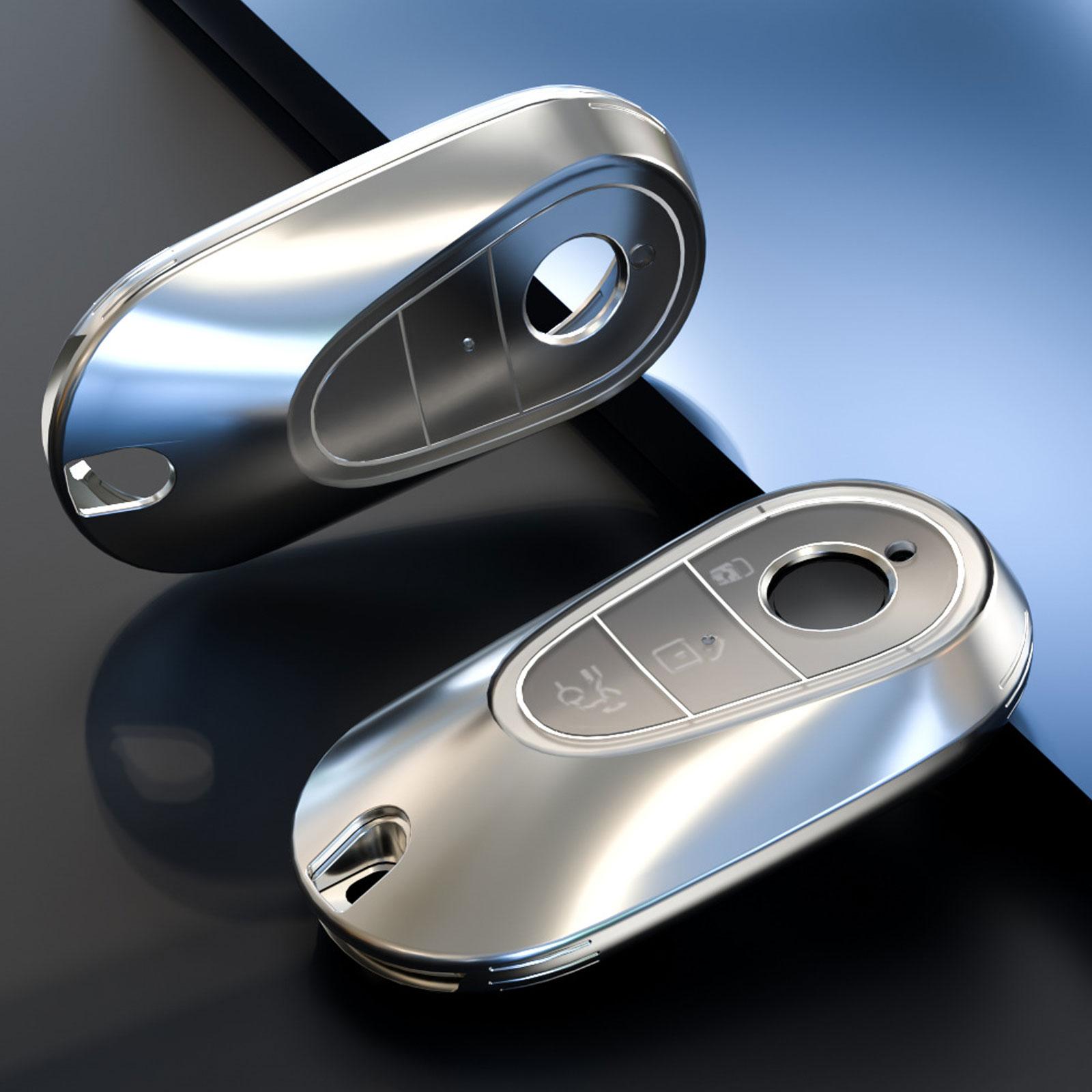 

Чехол для дистанционного ключа автомобиля TPU для Mercedes Benz CS Class W206 W223 S350 C260 C300 S400 S450 S500 Автомобильные аксессуары бренда прозрачный черный