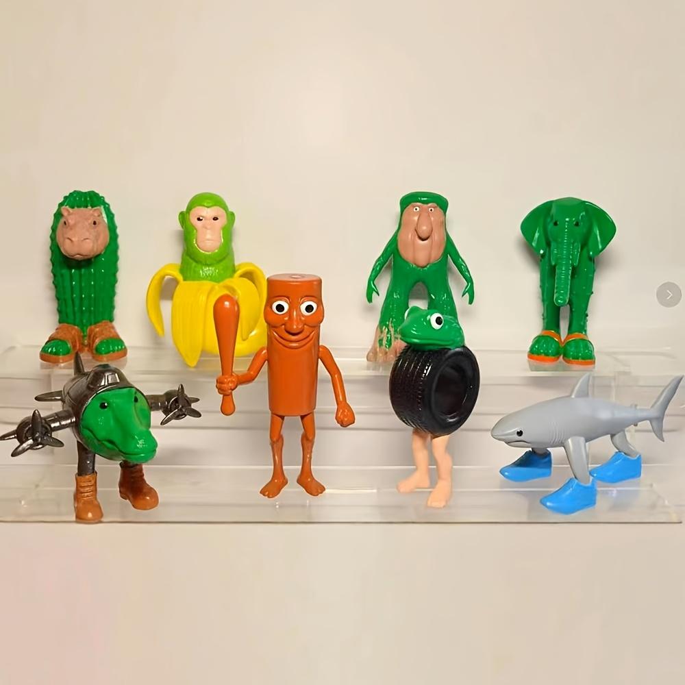 8Pcs Abstract Small Figurine Ornaments - Doll-like Miniatures, Tabletop Ornaments, Suitable for Living Room, Bedroom, Study Room