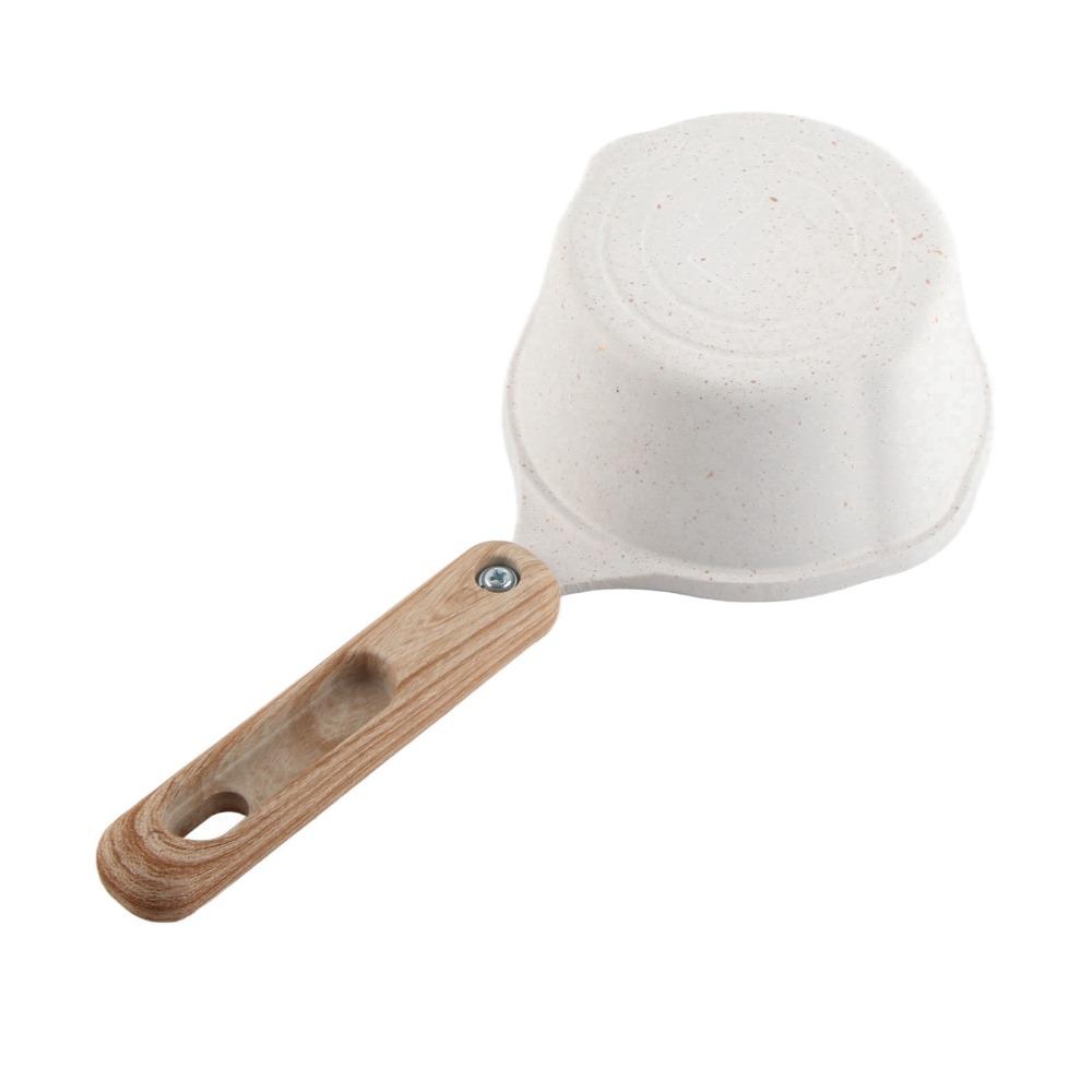 White Milk Warmer Pot Multifunctional Sauce Pan Butter Melting Pot Cooking Pot  Home Kitchen