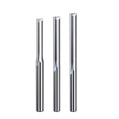 1 buc Nou Freză de capăt cu 2 tăișuri Freză dreaptă cu canal 3.175mm Coadă Freză de capăt Freză Freză de gravură din carbură Unelte