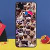Cute Pug Dog Case For Xiaomi Redmi Note 11 Pro Note 10 Pro 9 8 7 9S 10S 11S Cover For Redmi 10 9A 9C 9T