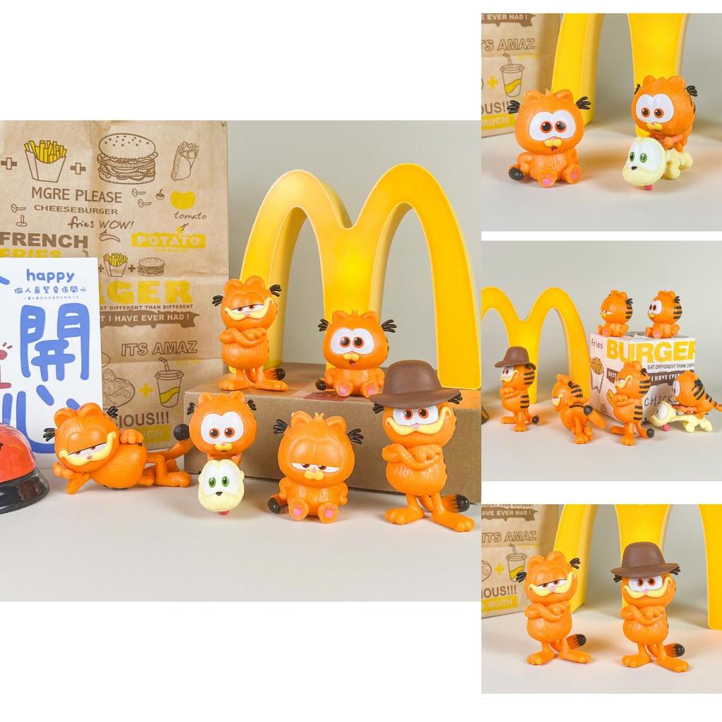 Die Garfield Show PVC Sammelfiguren Set Mit Niedlichem Cartoon Design Für Fans Und Sammler