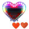 Heart Shaped LED Soldering Project for Beginners Students RGB LED DIY Electronic Kit Valentine's Day Present for Your Lover