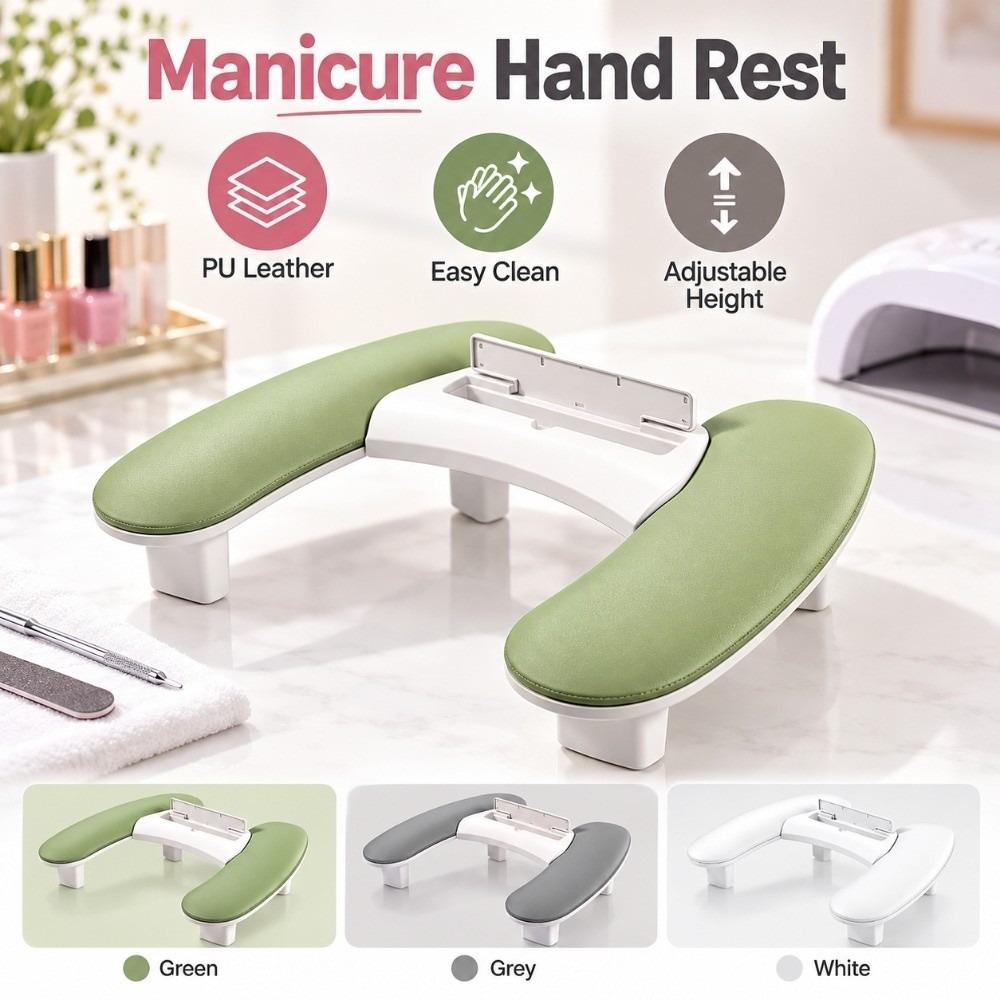 Rutschfeste Maniküre-Handauflage Multifunktionale Nagelarmauflage Bequemes Nagel-Handkissen Nageltechniker