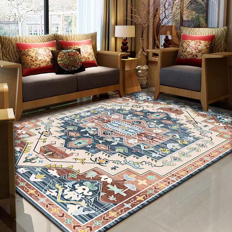 Vintage Persian coffee table carpet Living room, bedroom carpet, bay window carpet