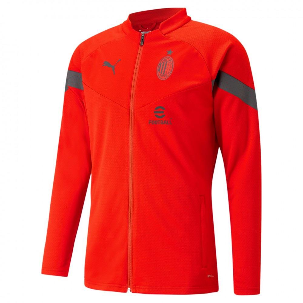 Puma AC Milan Stand Collar Zip Long Sleeve Jacket Men jackets 767580-09