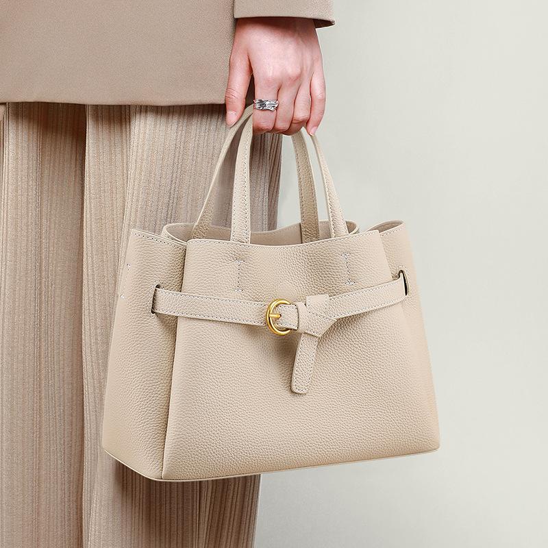 Handbag, women's new commuter mother bag, messenger bag, autumn and winter fashion versatile bucket bag, women's bag