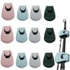 12PCS 2 Adjustable Levels Fishing Pole Holder Clips Fishing Rod Ties Clip  For Spinning Rods