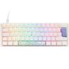 Clavier gaming - DUCKY - One 3 Classic Pure White Mini - RGB LED - Ergonomique - Mécanique