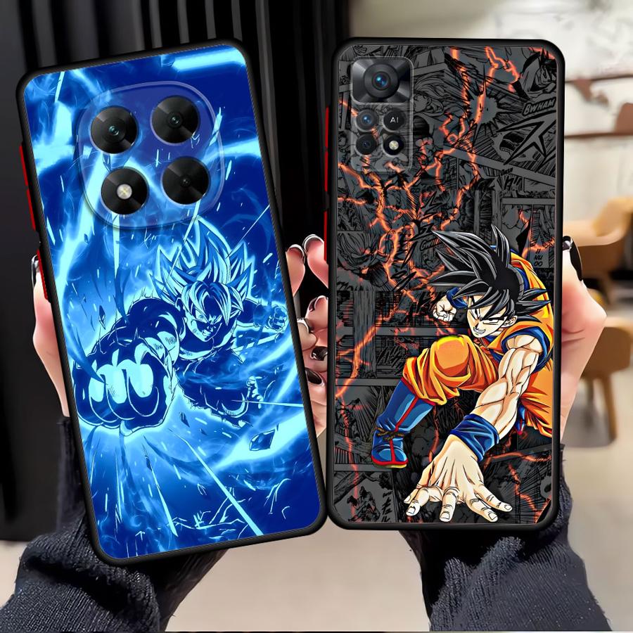Dragon Ball Goku Comic Back Phone Cover Case for Xiaomi Redmi 14C K40 Pro A1 A2 Plus A4 9 10 13C 12C