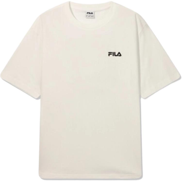 FILA Archive Loose Fit Printed Crew Neck T-Shirt Unisex Tops FS262RS01X020191 S