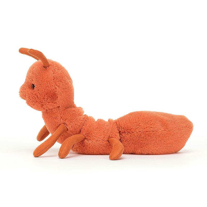 JELLYCAT Insect Series Wriggidig Ant Ginger Cute Doll Plush Doll 12cm Tall