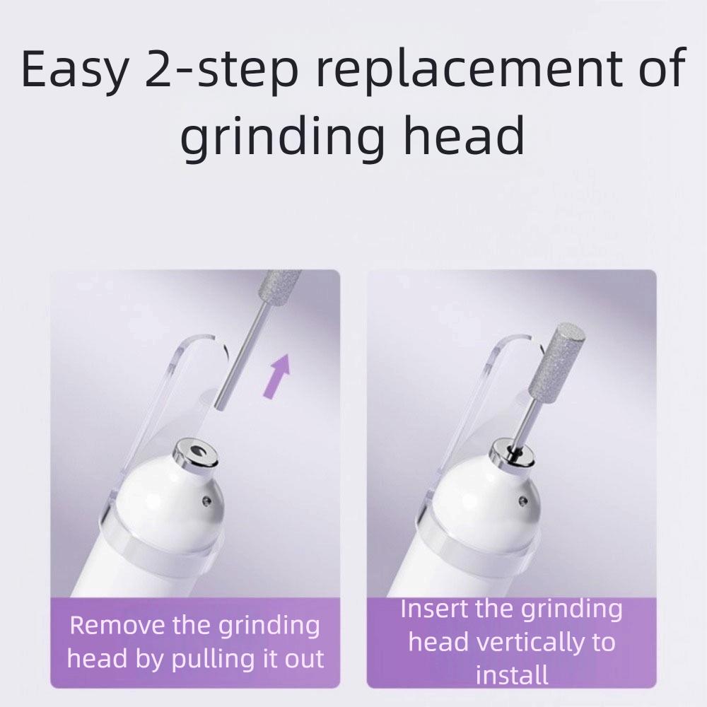 Rechargeable Electric Nail Polisher Handheld Wireless Nail Dryer Nail Sanding File Pedicure