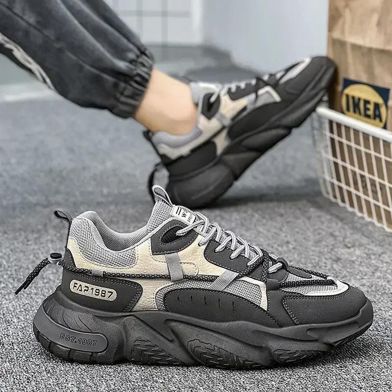 2024 Casual Shoes for Men Branded Men's Sneakers Trendy Breathable Anti-Odor Hard-Wearing Sport Platform Shoes Tenis Masculinos