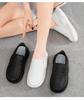 Women's Plus Size Non-slip White Nurse Shoes - Comfortable Slip-on for Long Hours