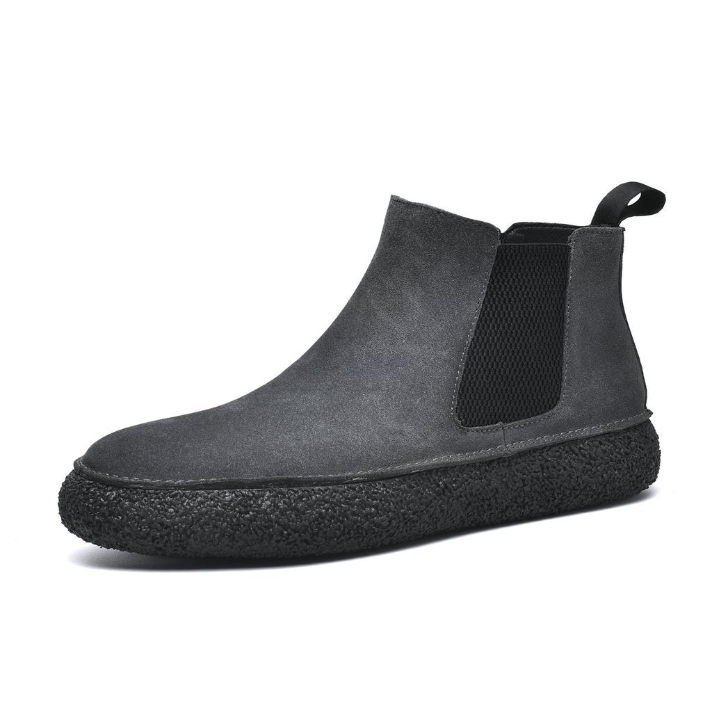 Modă Bărbați Britanici Piele Naturală de Vaca Suedeză Pantofi Casual Toamnă Nou Confortabil Solid Plat Pantofi de Condus Bărbat Botine Oxfords Pantofi