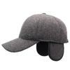 Autumn Winter Middle-Aged and Elderly Warm Cap Outdoor Cold Ear Protection Baseball Cap Men Sunshade Sunscreen Cap