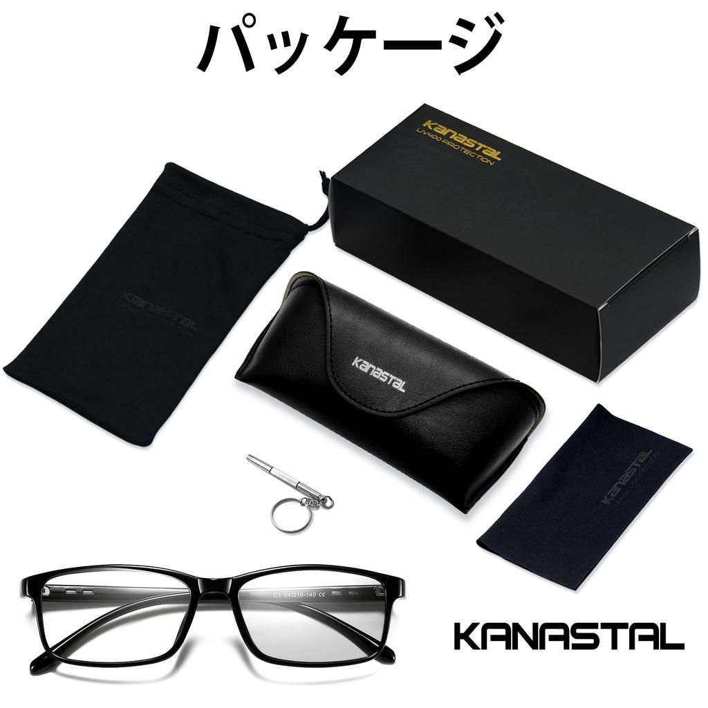 Blue Light Blocking Color Computer Ultra UV Fashion Stylish [KANASTAL] Glasses, Dimmable, Changing, Glasses, TR90, Lightweight, 16g, UV400,