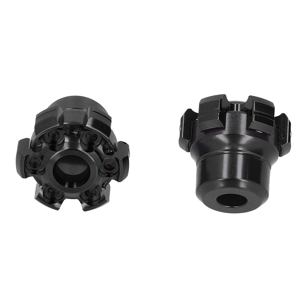 2PCS Wheel Fork Frame Sliders Crash Protection CNC Aluminium Alloy Universal for Motorcycles BikesBlack