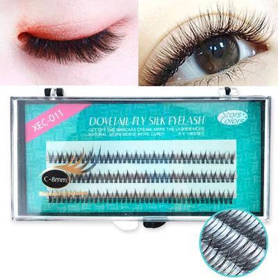 Natural Long Long Lasting Grafting Eyelashes Individual Eyelashes Premade Volume Fan Eyelashes