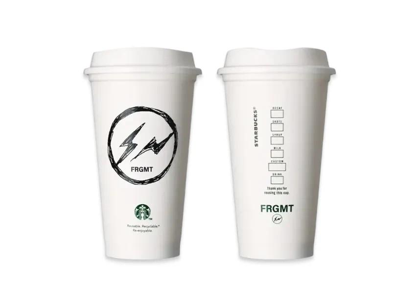 STARBUCKS FRAGMENT Reusable Cup FRGMT MYST White One-Size