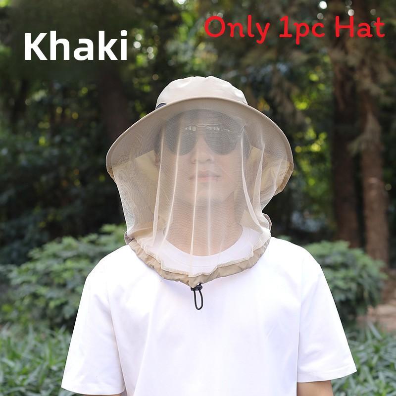 Outdoor Mosquito Net Hat With Sun Protection For Fishing Enthusiasts