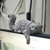 Mini Long Hair Sleeping Cat Figurine 3D Printed Cute Pet Computer Monitor Hanging Decor Desk Ornament for Home Office Decor Gift