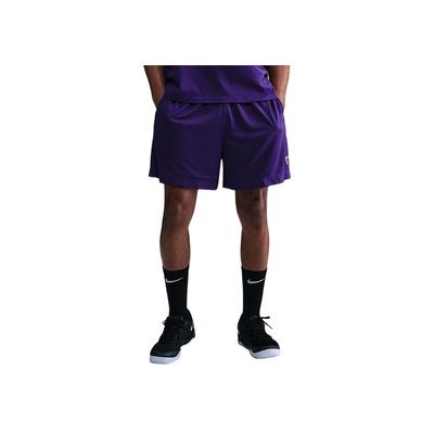 Logo Embroidered Lace-Up Mid-Waist Sports Shorts Men Shorts Purple HJ8103-547