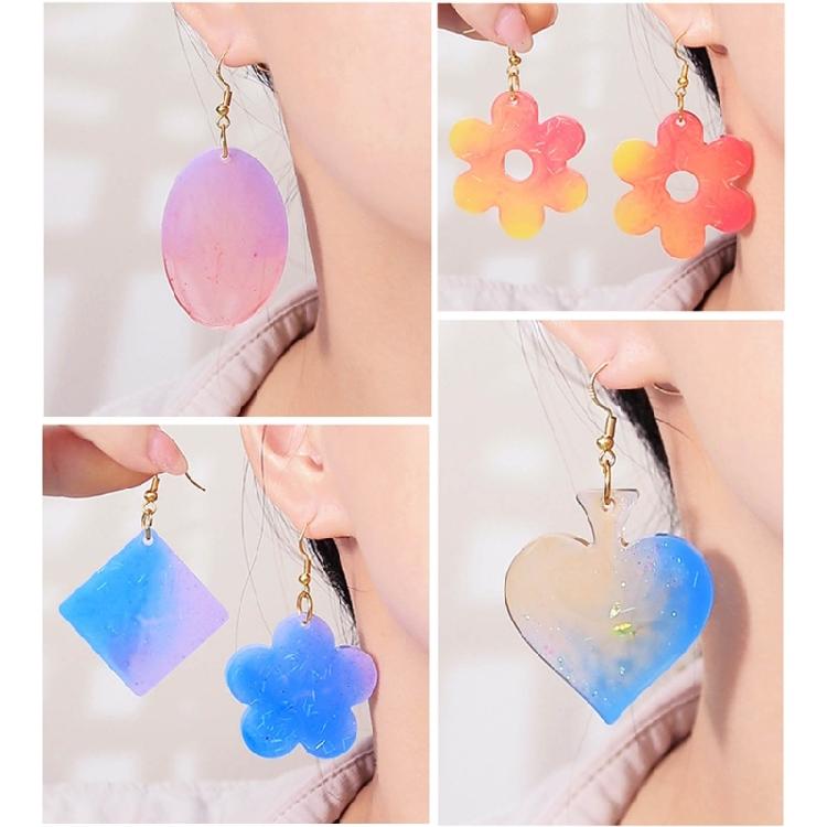 Eye Catching Mold for Unique Earrings and Keychains Handmade Jewelry Accessory