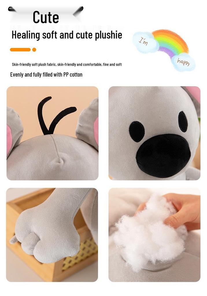 Little Squeak Mouse Plush Doll - Cute, Soothing Toy & Sleeping Pillow for Kids