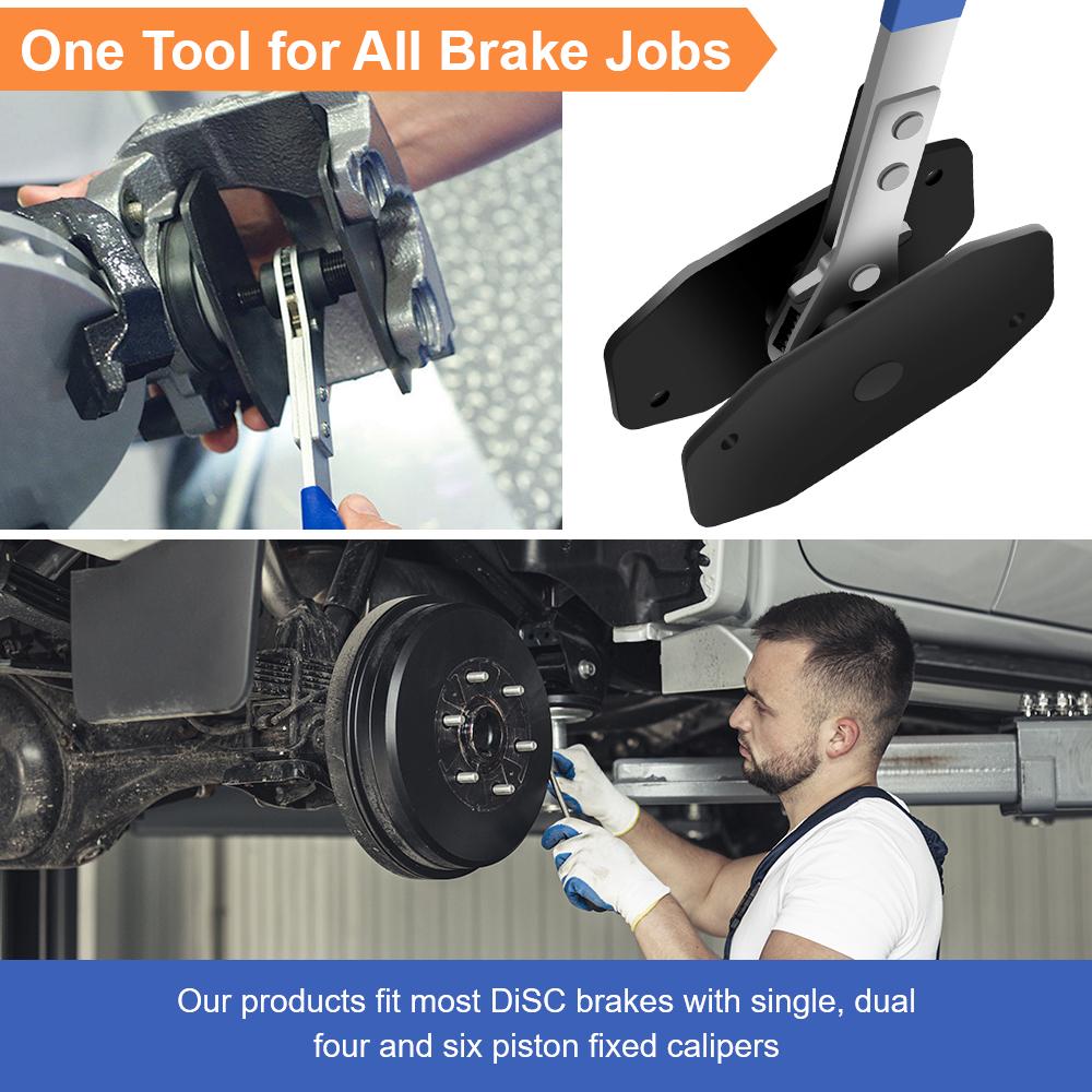 Caliper Spreader Tool Single Twin Quad Pistons Install Tool Car Ratchet Brake Piston Press Brake Caliper Wrench