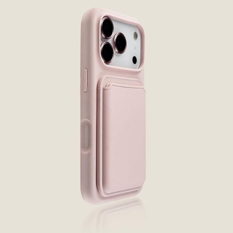 Luxury Magnetic Liquid Silicone Card Bag Phone Case For iPhone 18 12 13 14 15 16 17 18 Pro Max Plus Air For Magsafe Bumper Cover