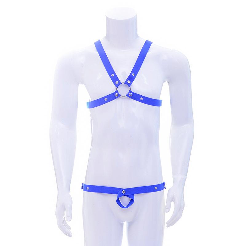 Men's Sex Underwear Men's Split Sex Thong Bondage Suit