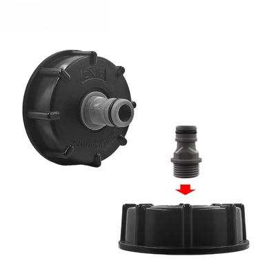 Adaptateur IBC S60 Filetage Gros x 16mm 1/2'' Robinet à Boisseau d'Arrêt pour Réservoir d'Eau Robinet pour Tuyau d'Arrosage Robinet Connecteur pour Tonnelet