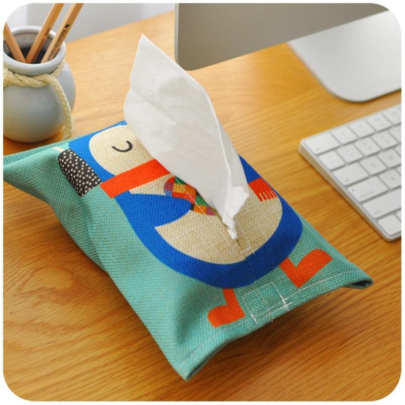 Cloth Tissue Box Tissue Pumping Living Room Family Car with Paper Sets Cute Bathroom Napkins